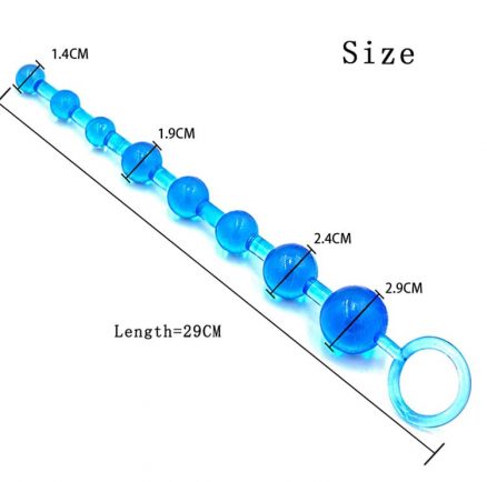 Kích thước của Chuỗi hạt silicon massage hậu môn