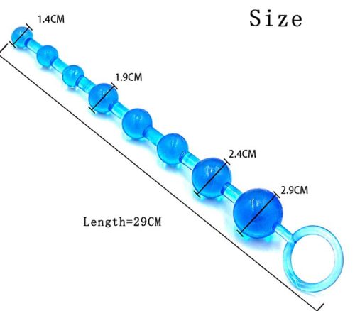 Kích thước của Chuỗi hạt silicon massage hậu môn